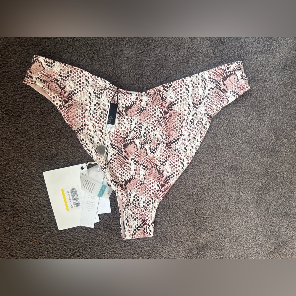 Skin Rose Dust and Cream Patterned Fabric